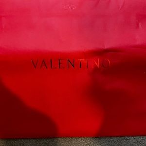 Valentino Red Shopping bag Ribbon Handles